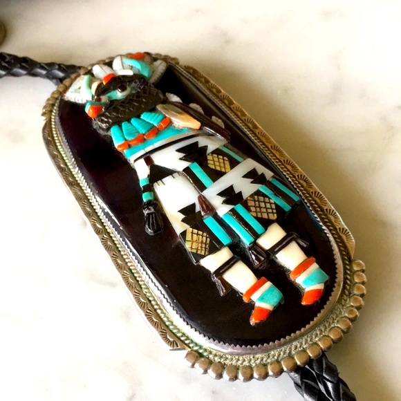 Vintage Beverly & Augustine Pinto Mudhead Bolo - Picture 4 of 16